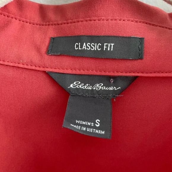 EDDIE Bauer Classic Fit Button Down  Shirt Hiking Camping Size S - Picture 5 of 12